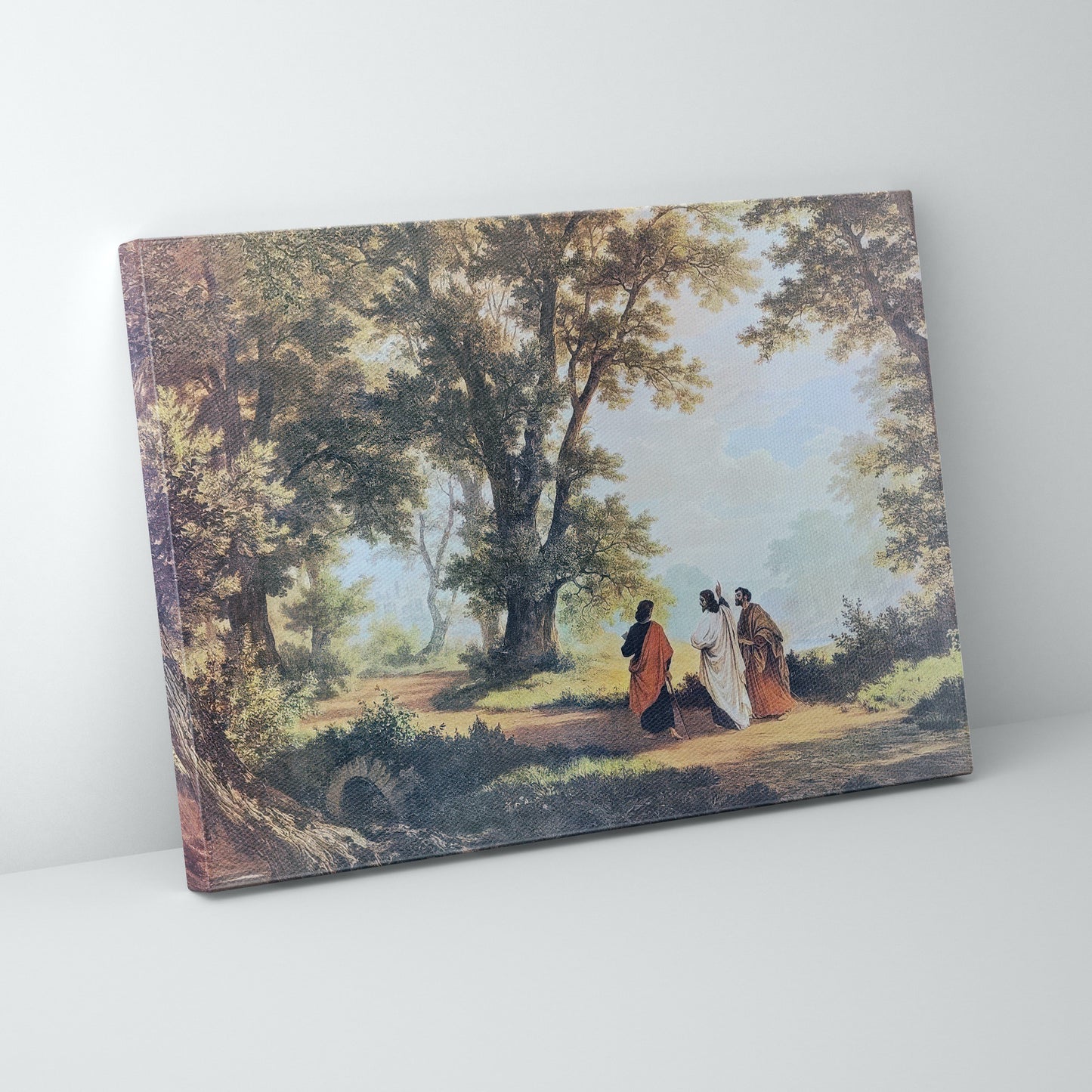 Road to Emmaus by Robert Zünd (1826-1909)
