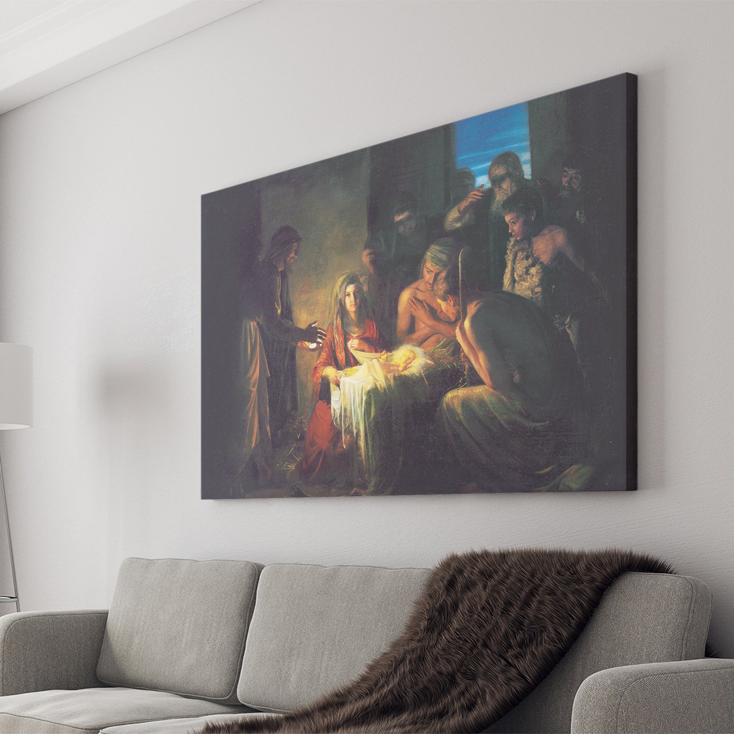 Nativity (1881) by Carl Bloch