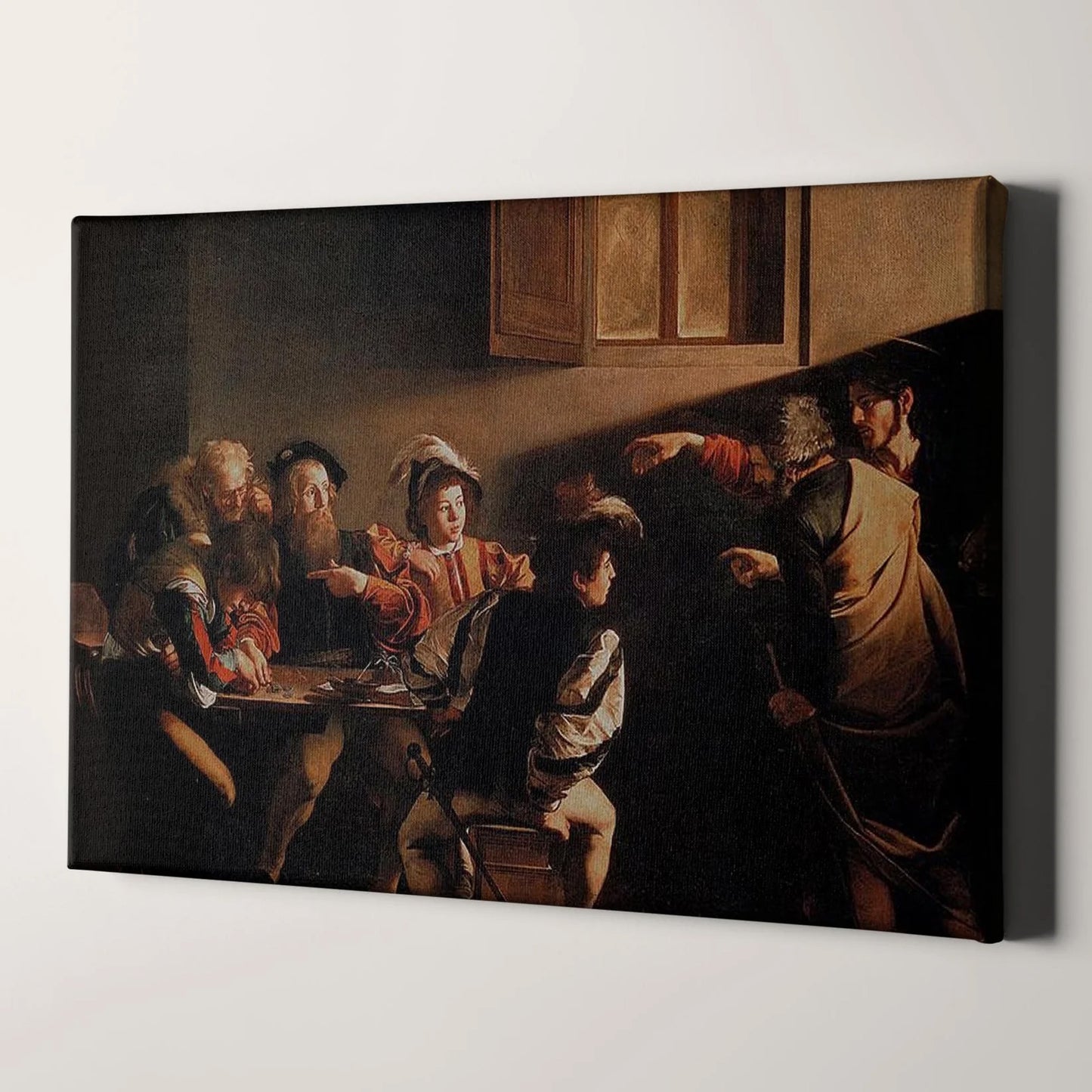 The Vocation of Saint Matthew by Caravaggio