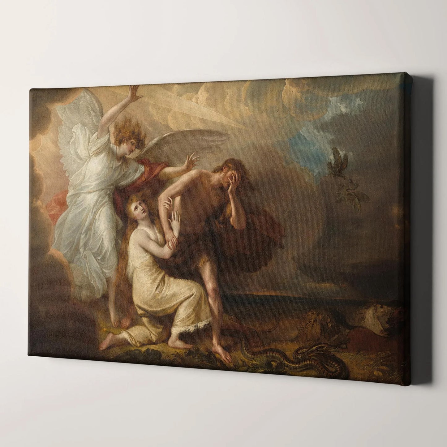 The Expulsion of Adam and Eve from Paradise (1791) by Benjamin West