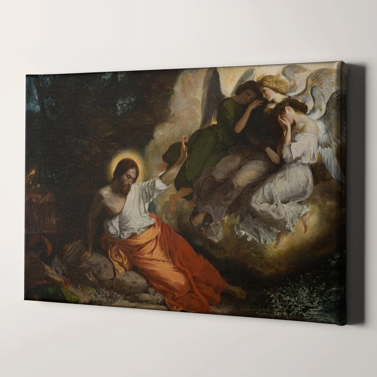 Christ in the Garden of Olives by Eugène Delacroix