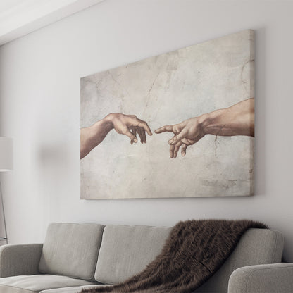 The Creation of Adam (1508-1512) by Michelangelo