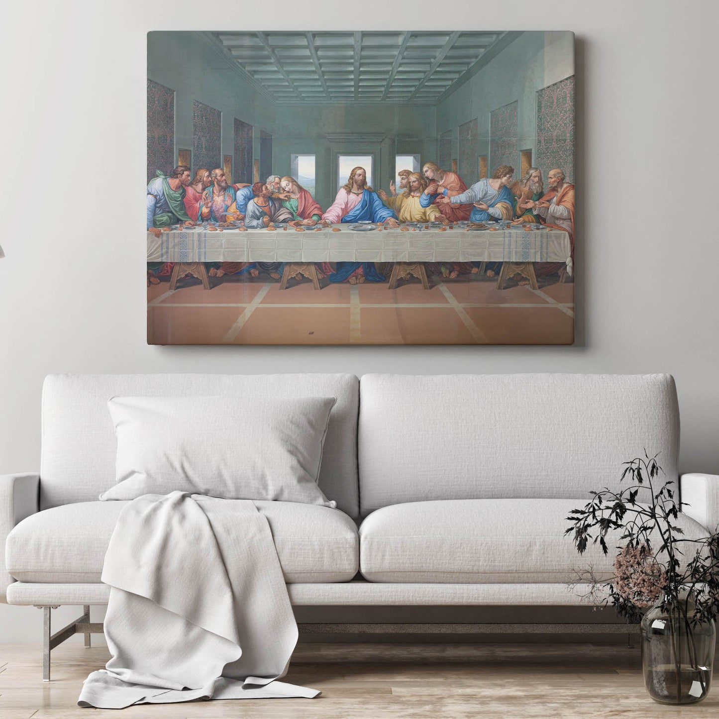 The Last Supper (1495) by Leonardo da Vinci