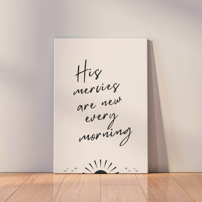 His Mercies Are New Every Morning