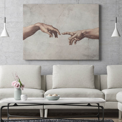 The Creation of Adam (1508-1512) by Michelangelo