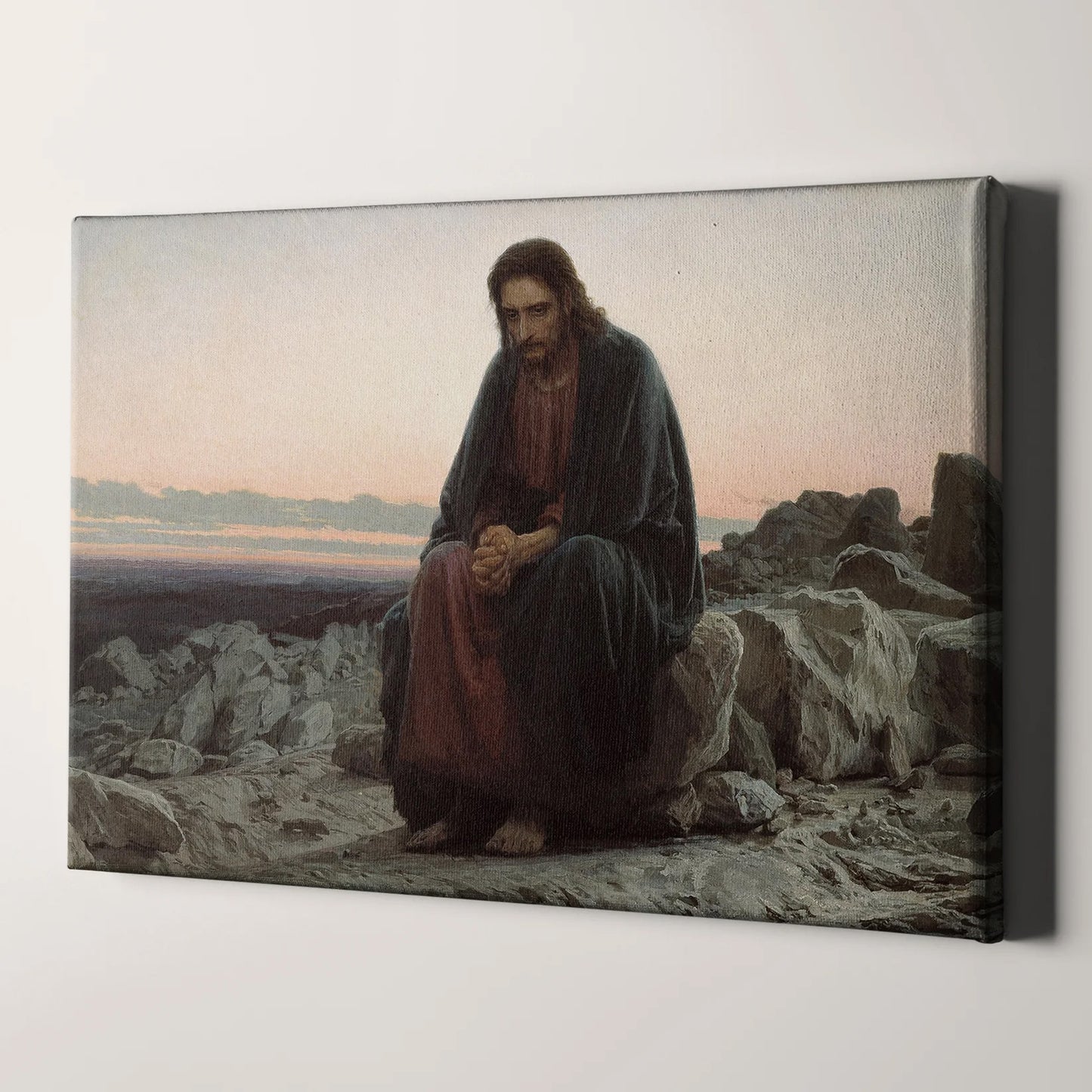 Christ in the Desert 1872 - Ivan Kramskoi