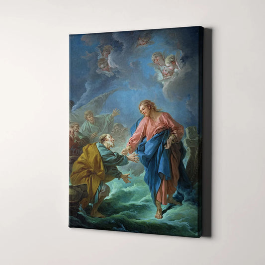 Saint Peter Invited To Walk On Water 1766 by Francois Boucher