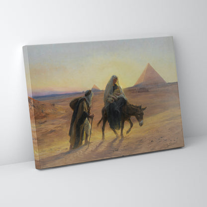 Flight Into Egypt by Eugène Girardet (1853-1907)