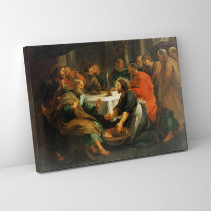 Christ Washing the Apostles' Feet (1632) by Peter Paul Rubens