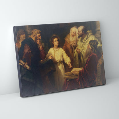 Jesus in the Temple (1881) by Heinrich Hofmann