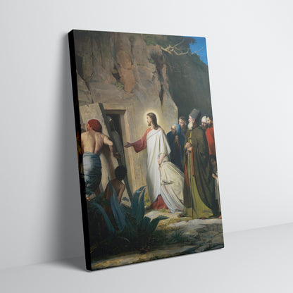 Raising of Lazarus (1870) by Carl Bloch