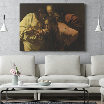 The Incredulity Of Saint Thomas (1603) by Caravaggio