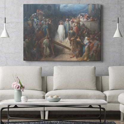 Christ Leaving the Praetorium (1872) by Gustave Dore