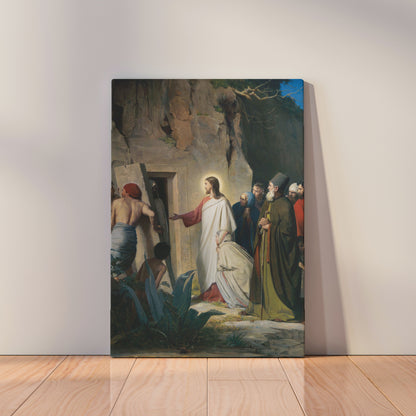 Raising of Lazarus (1870) by Carl Bloch