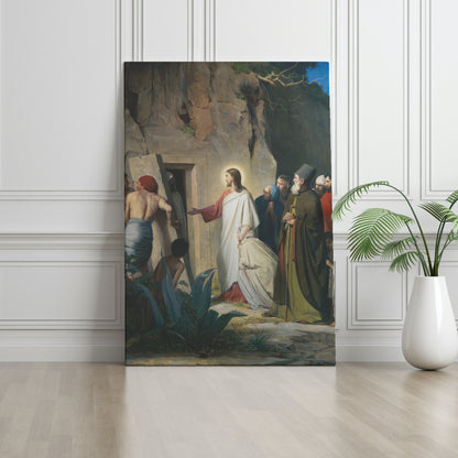 Raising of Lazarus (1870) by Carl Bloch