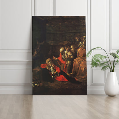 The Adoration Of The Shepherds (1609) by Caravaggio